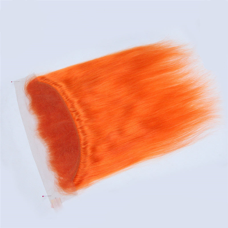 Color Human Hair Curtain Orange Hair Color Human Hair Curtain Orange Hair